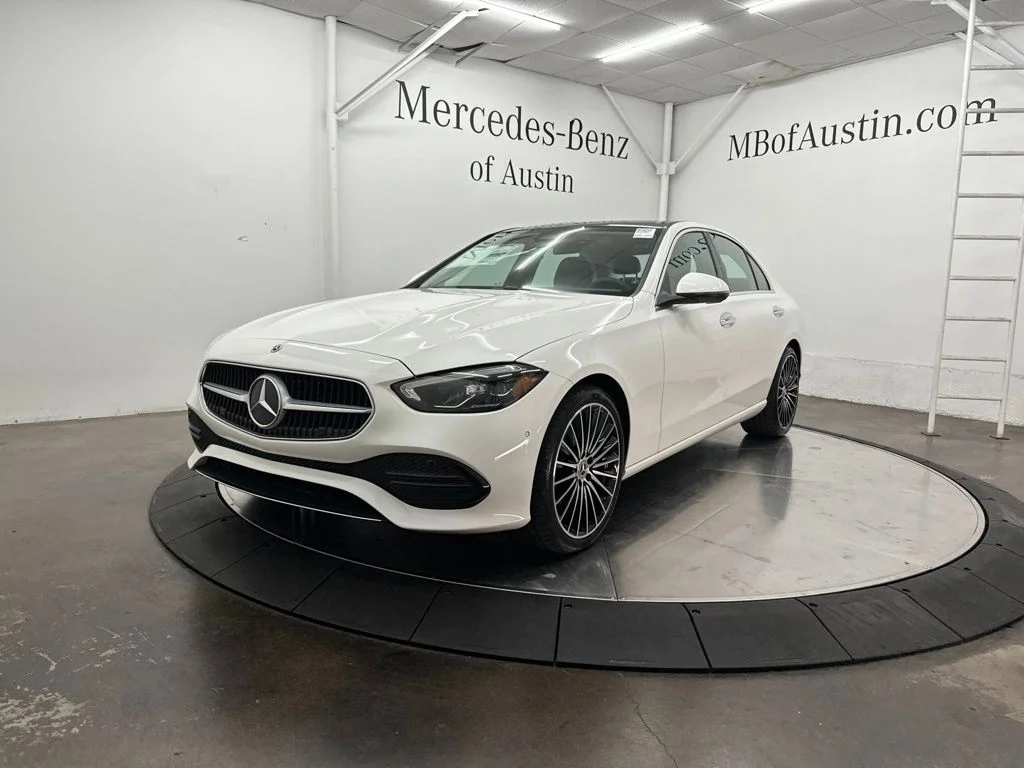 New 2026 White Mercedes-Benz C 300 image 3