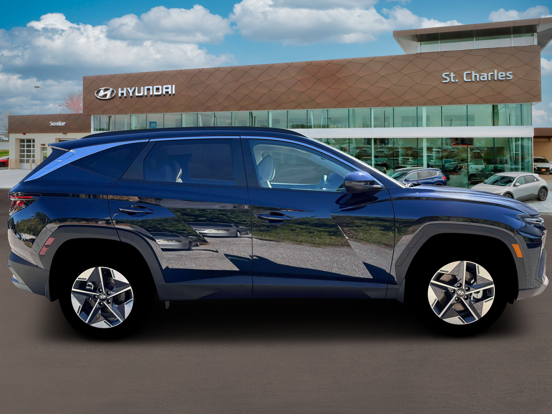 New 2026 Blue Hyundai SEL AWD image 9