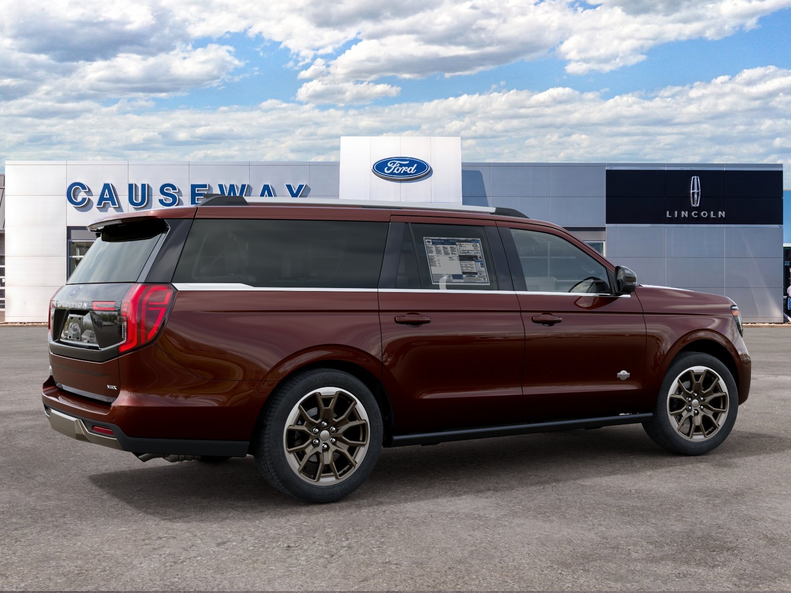 New 2027 Bronze Fire Metallic Tinted Clearcoat Ford MAX King Ranch® image 6