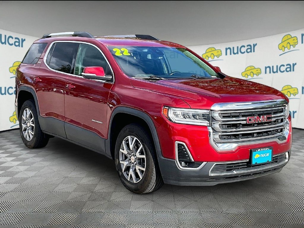 Used 2022 Cayenne Red Tintcoat GMC SLT image 1