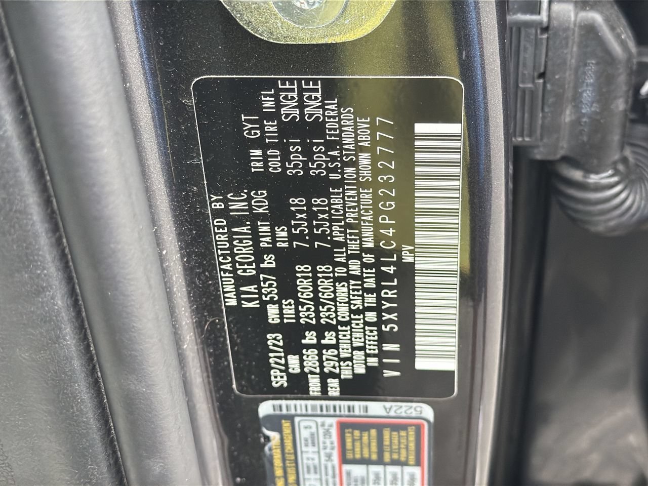 Used 2023 Gravity Grey Kia S image 32