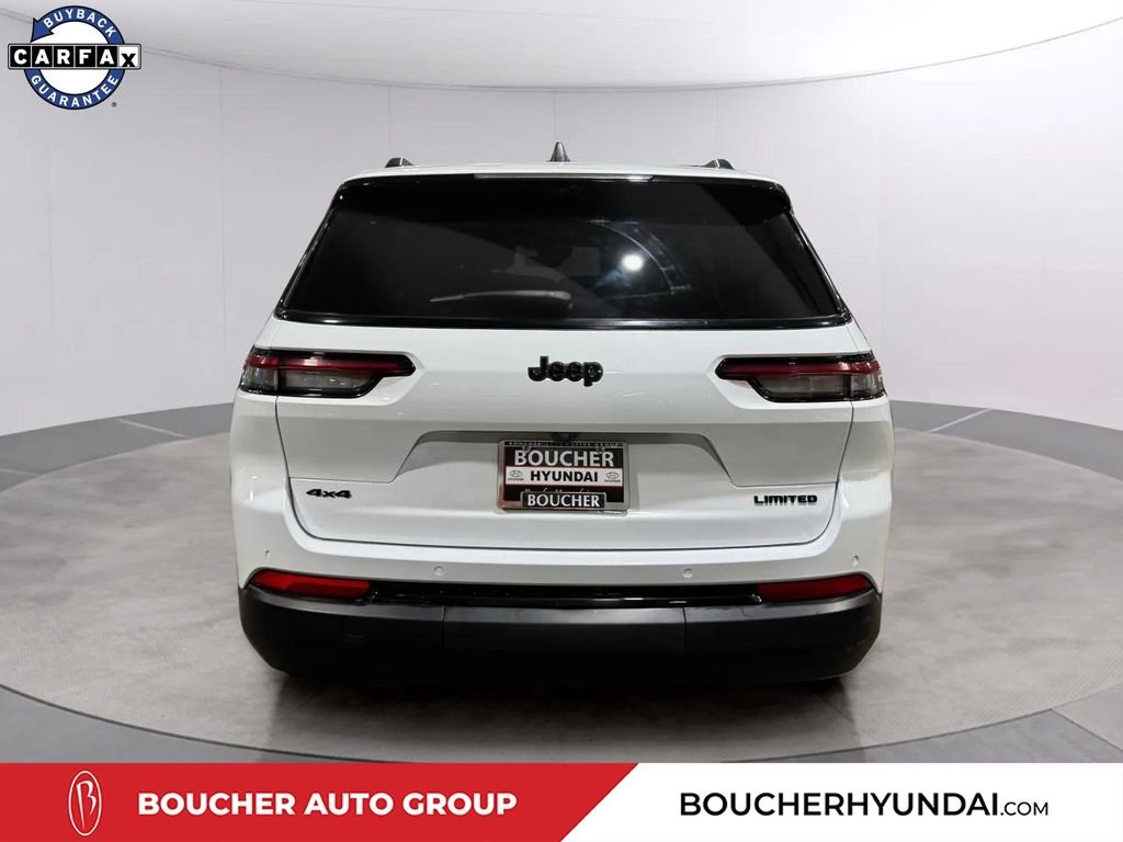 Used 2024 Bright White Clearcoat Jeep Limited image 4