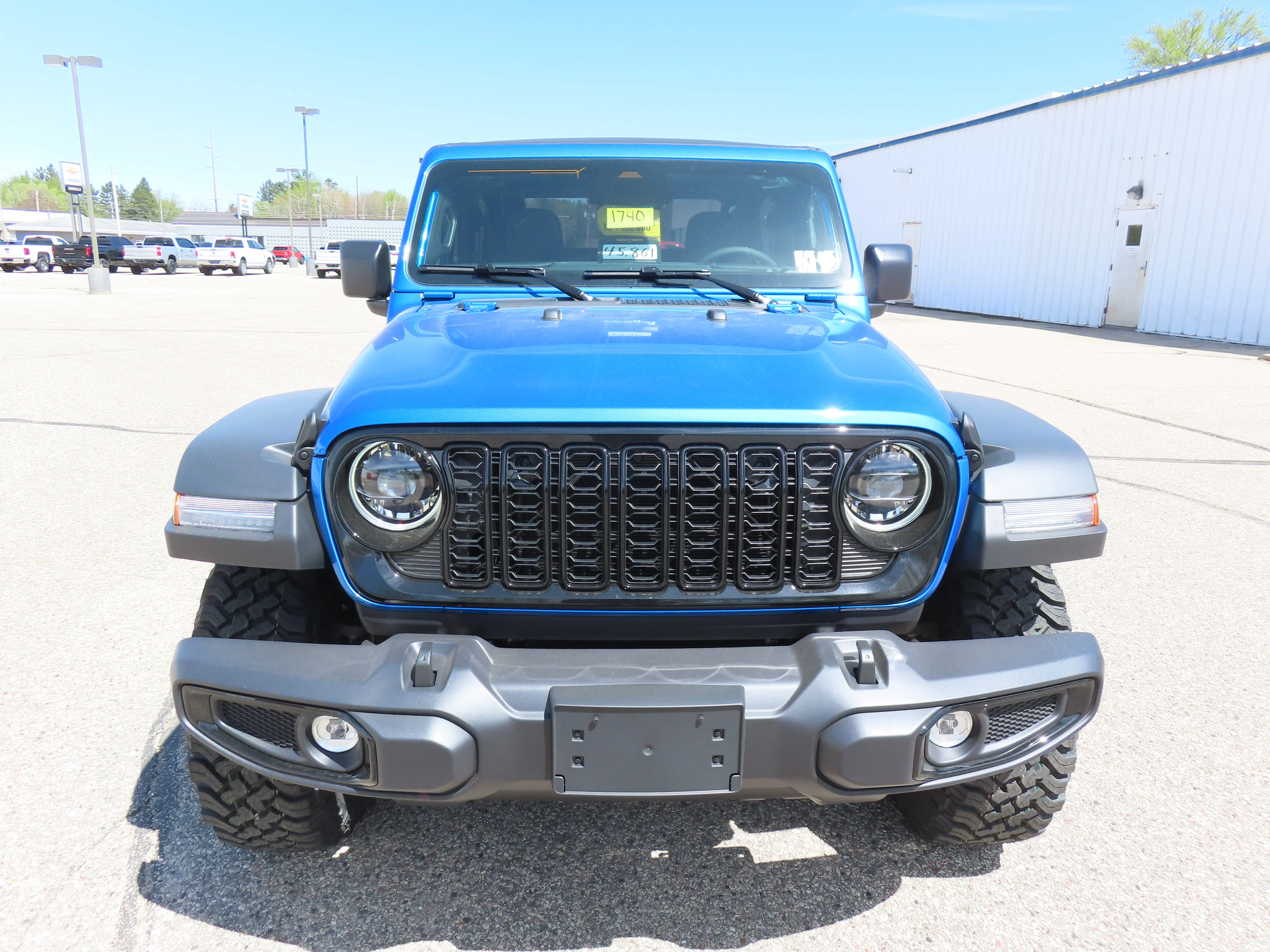New 2026 Hydro Blue Pearl-Coat Exterior Paint Jeep Willys image 2