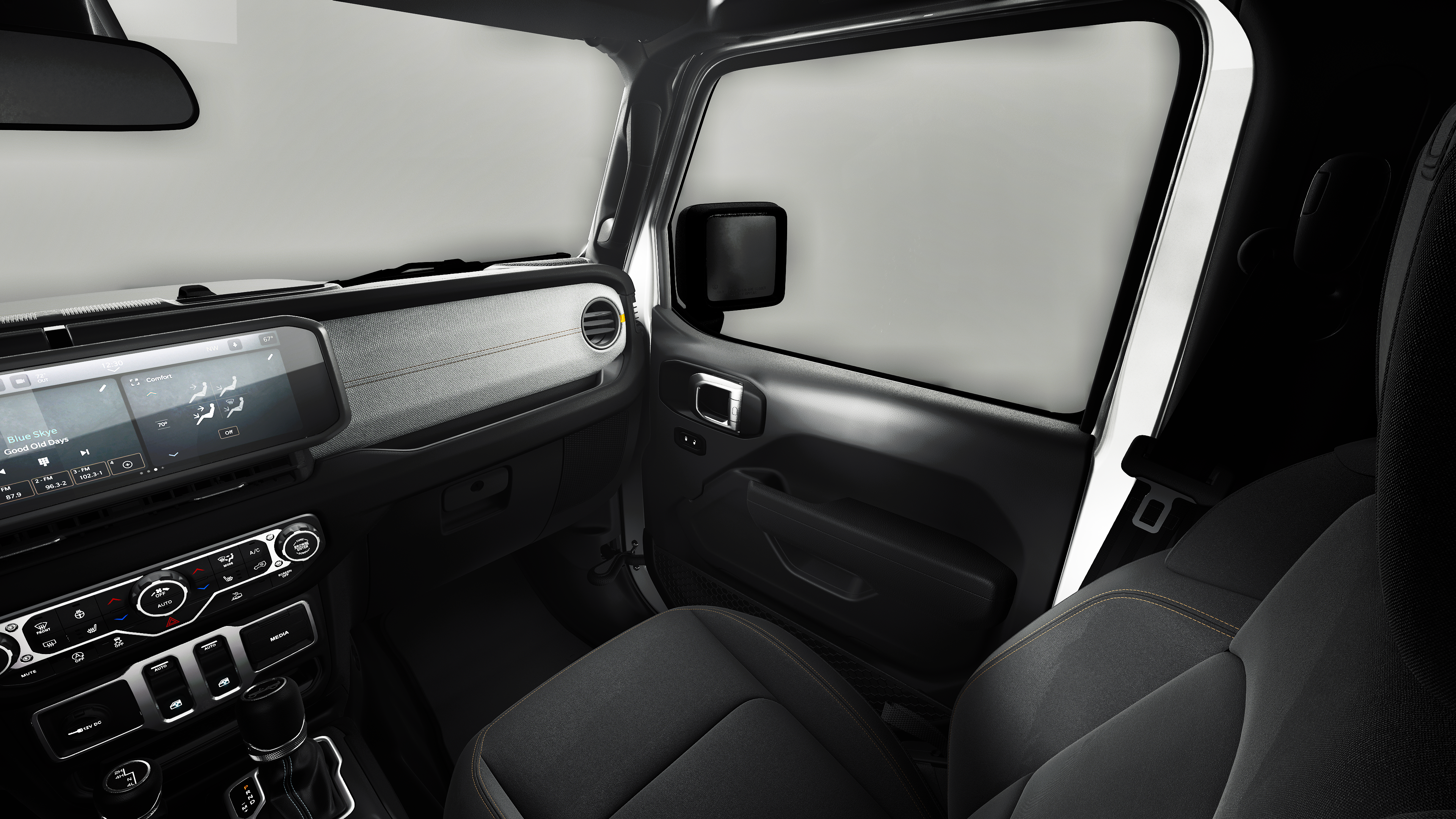 New 2027 Bright White Clear-Coat Paint Jeep  image 7