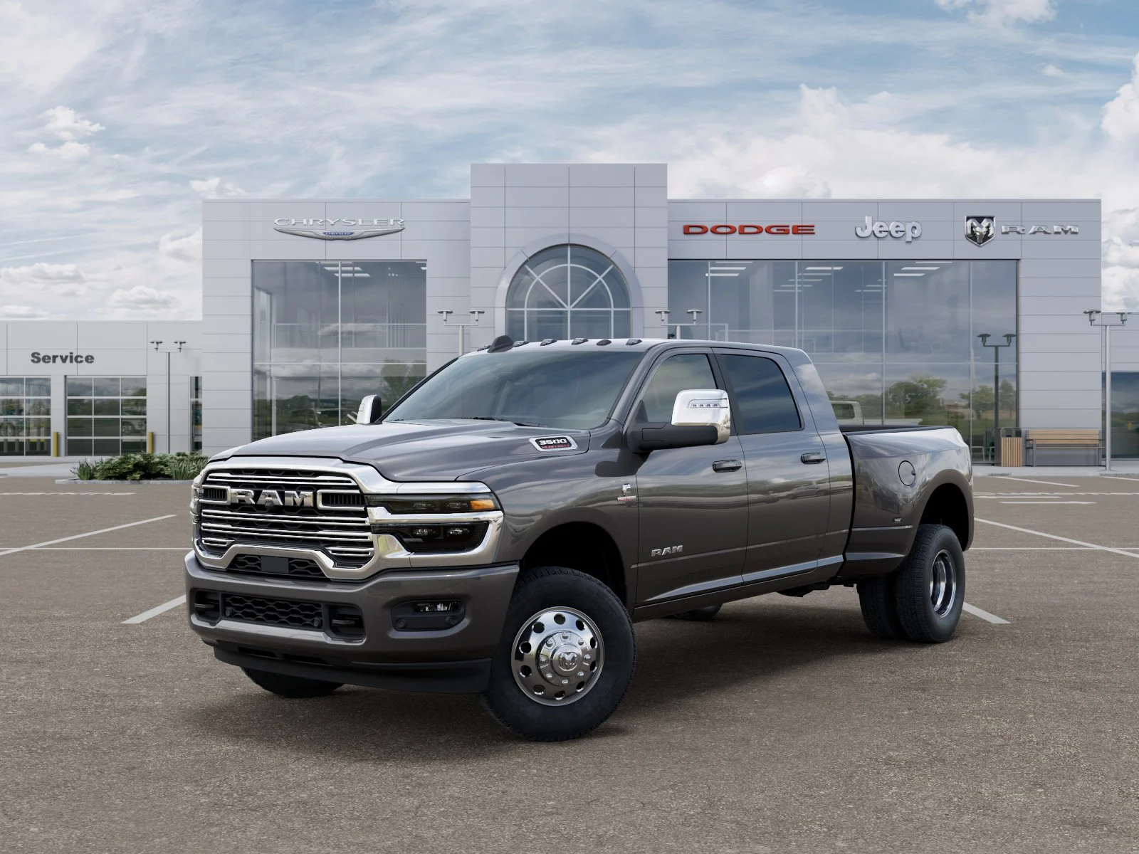New 2026 Granite Crystal Metallic Clear-Coat Exterior Paint RAM Laramie image 27