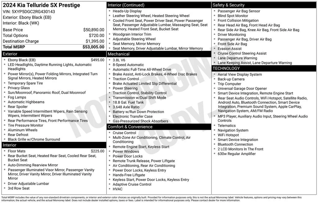 Used 2024 Black Kia SX-Prestige image 5