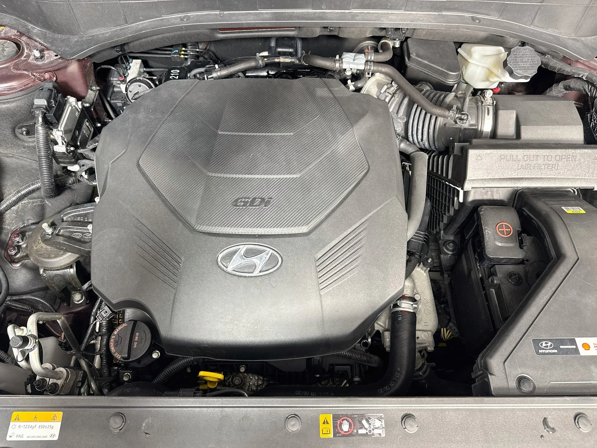 Used 2024 Sierra Burgundy Hyundai SEL 7P image 35