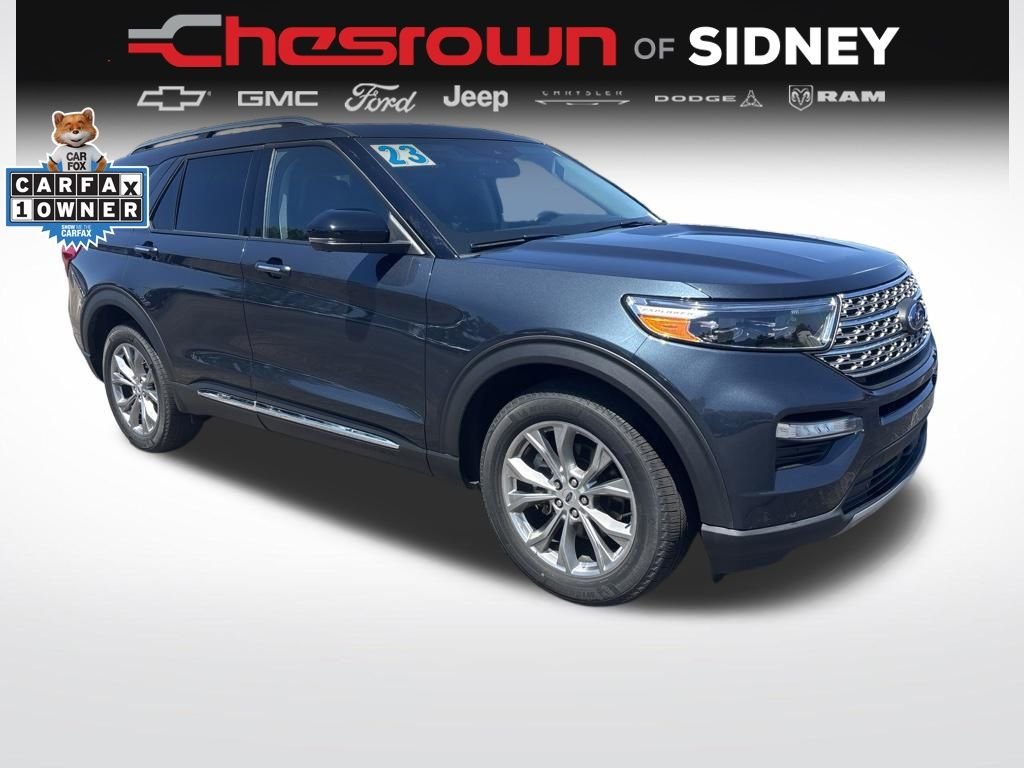 Used 2023 Blue Metallic Ford Limited image 7