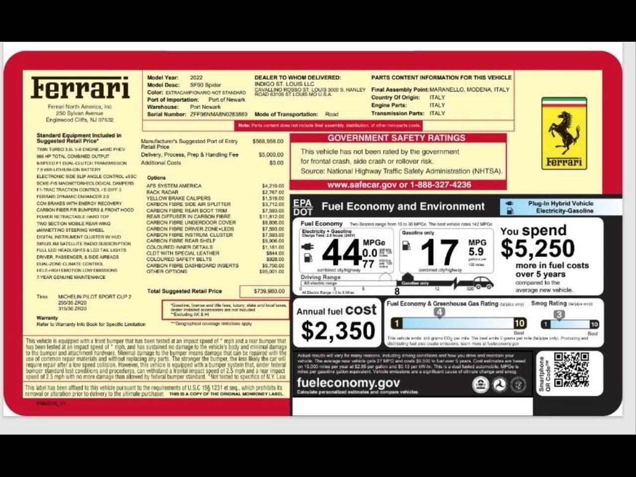 2022 Ferrari SF90 Base - Photo 63