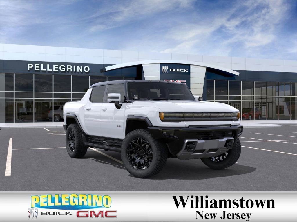 Interstellar White 2026 GMC Hummer EV Pickup 2X Crew Cab AWD Pickup Truck All-Wheel Drive Automatic