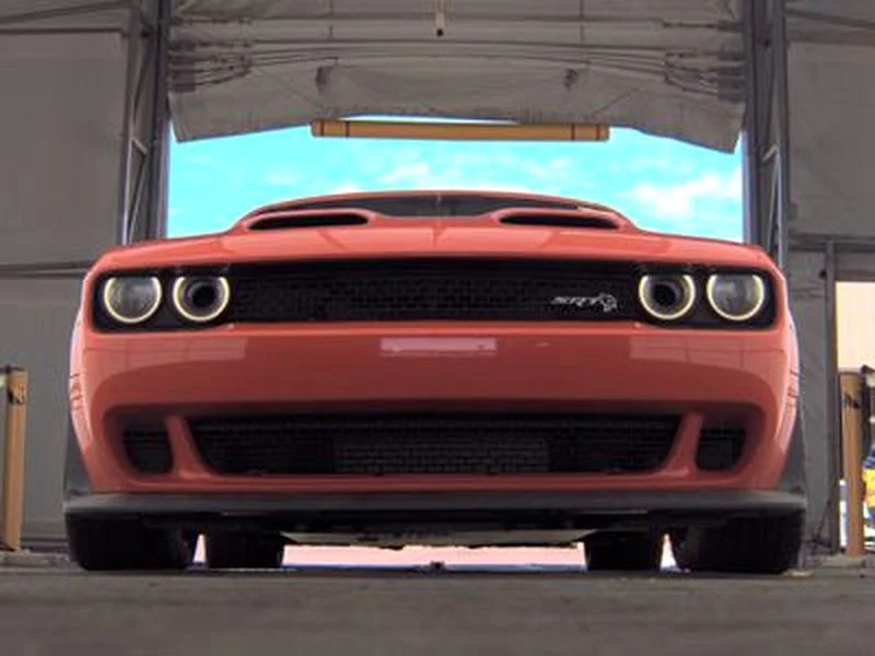 Used 2019 Orange Dodge SRT Hellcat Widebody image 3