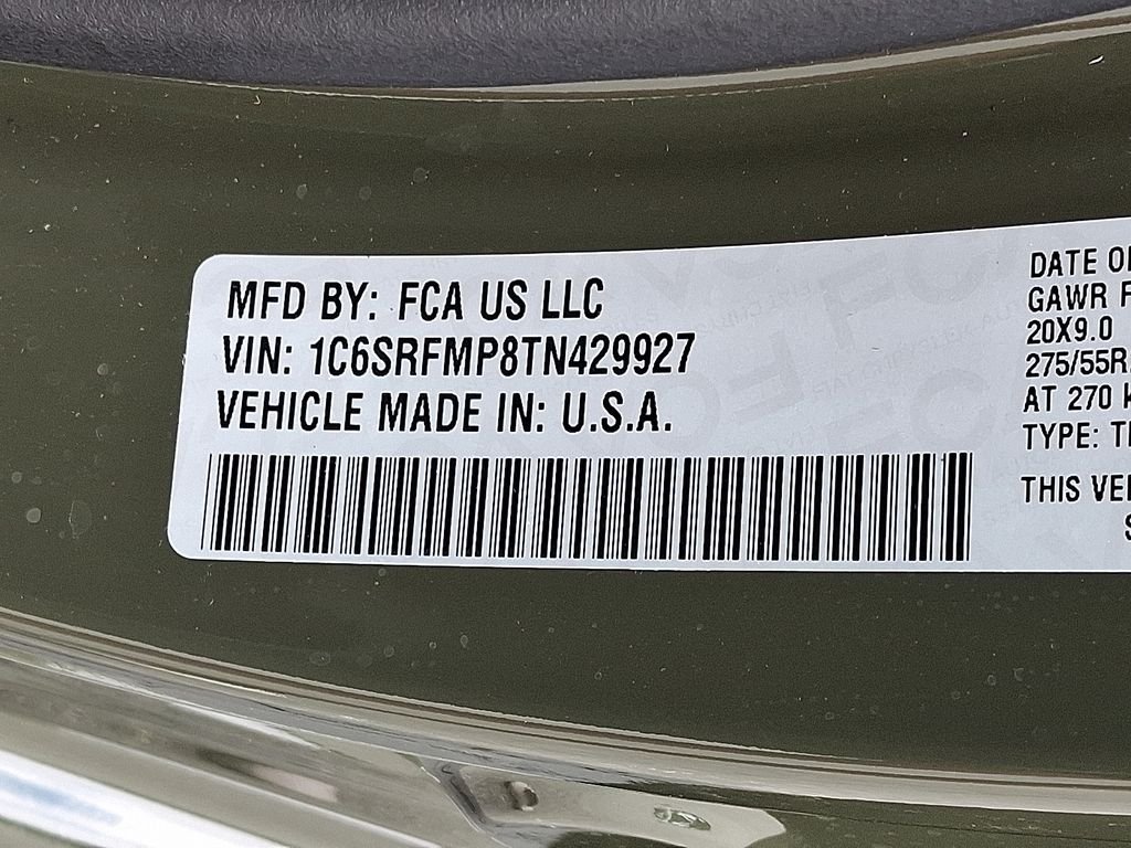 New 2026 Tank Exterior Paint RAM Big Horn/Lone Star image 19