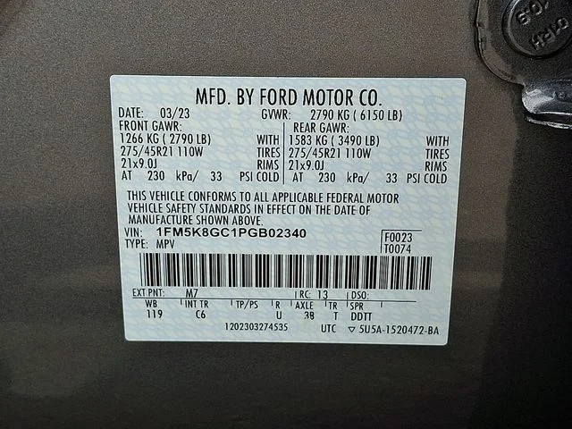 Certified Used 2023 Gray Metallic Ford ST image 27