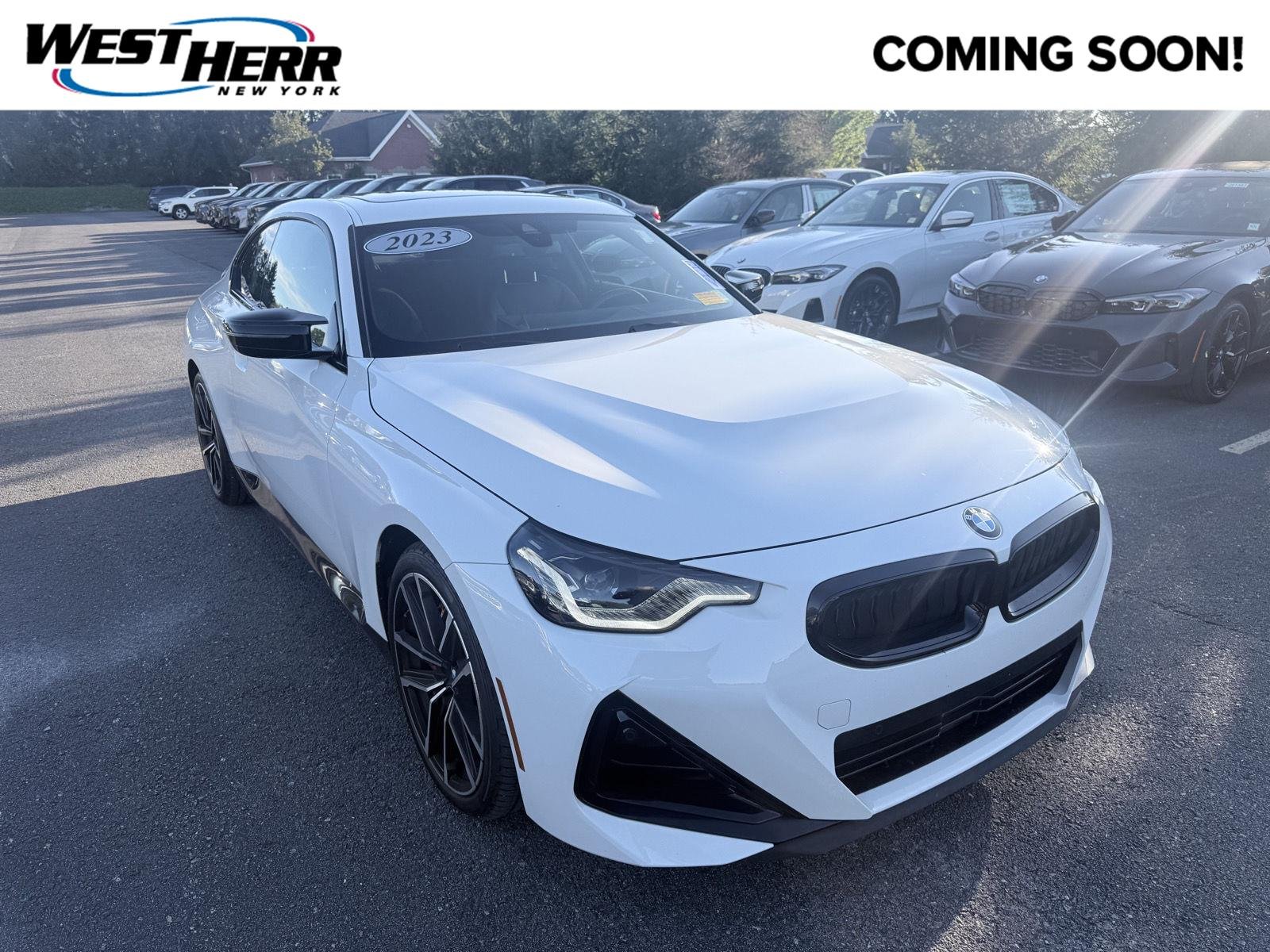 Used 2023 Alpine White BMW M240i xDrive image 1