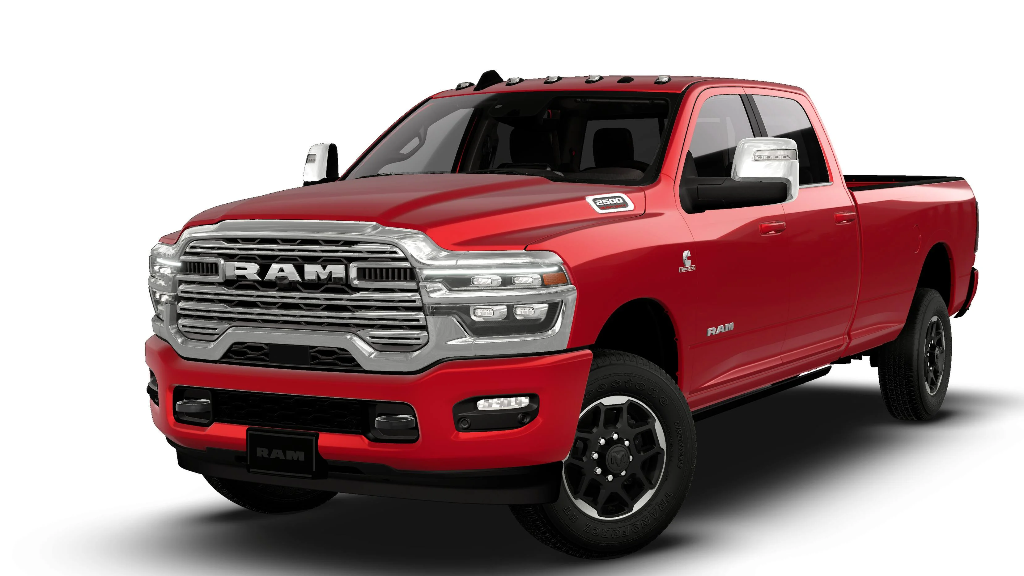 New 2026 Molten Red Pearl-Coat Exterior Paint RAM LARAMIE image 1