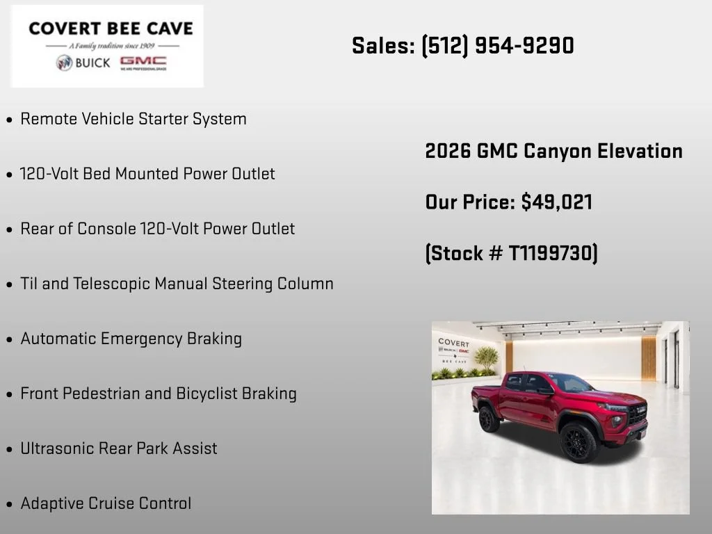 New 2026 Volcanic Red Tintcoat GMC Elevation image 38