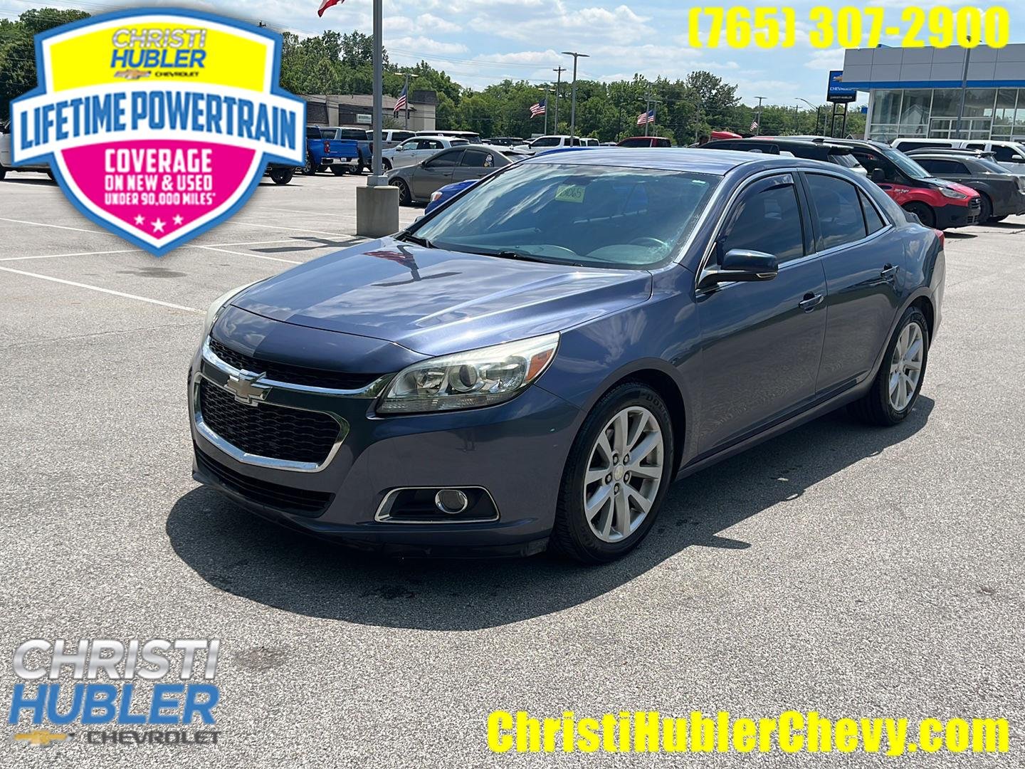 Used 2015 ATLANTIS BLUE METALLIC Chevrolet LT image 1