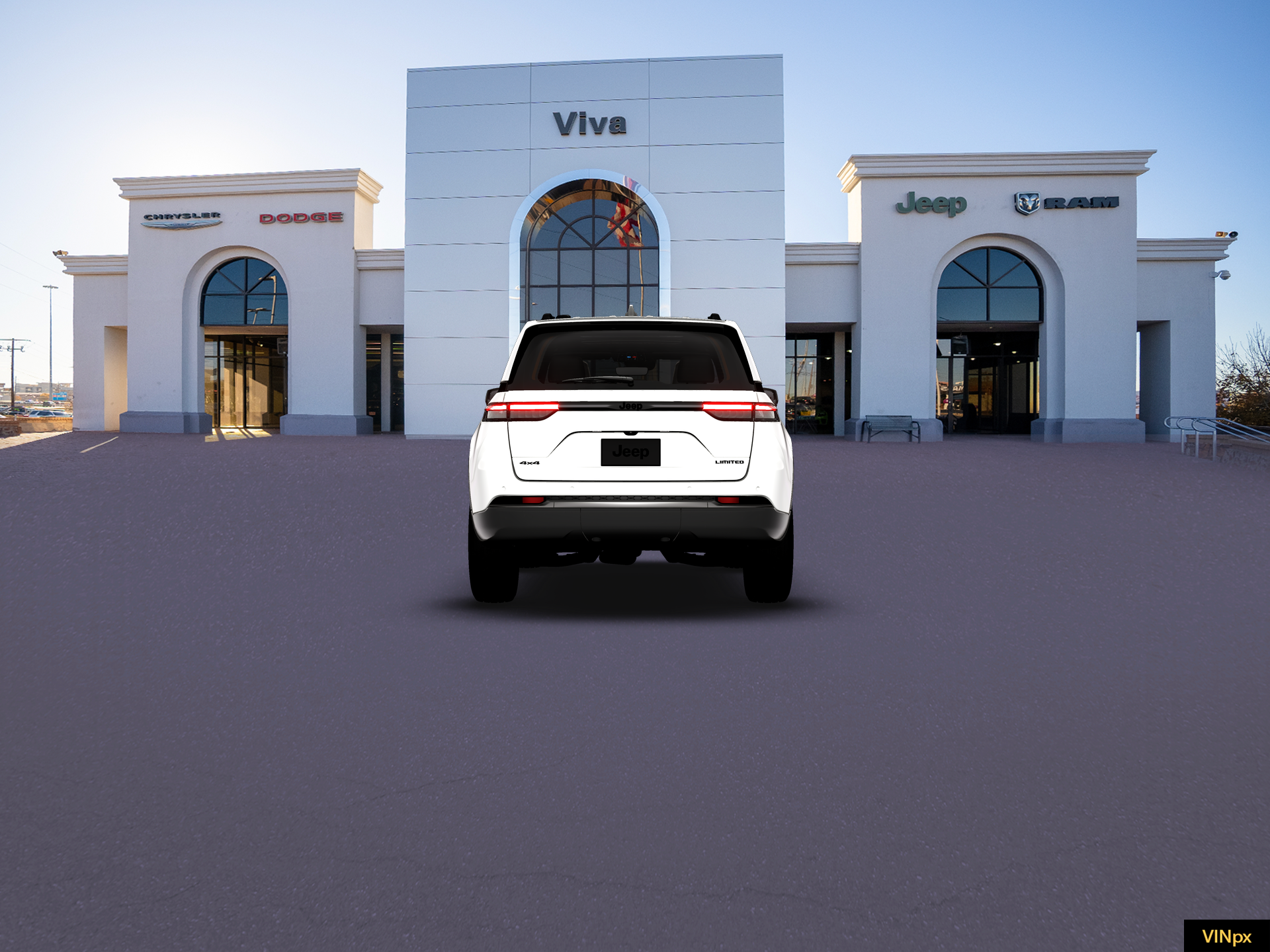 New 2026 Bright White Clear-Coat Exterior Paint Jeep Limited image 18