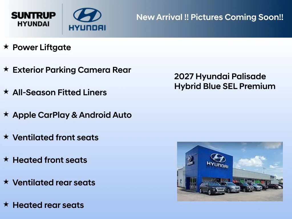 New 2027 Abyss Black Pearl Hyundai Blue SEL Premium image 4