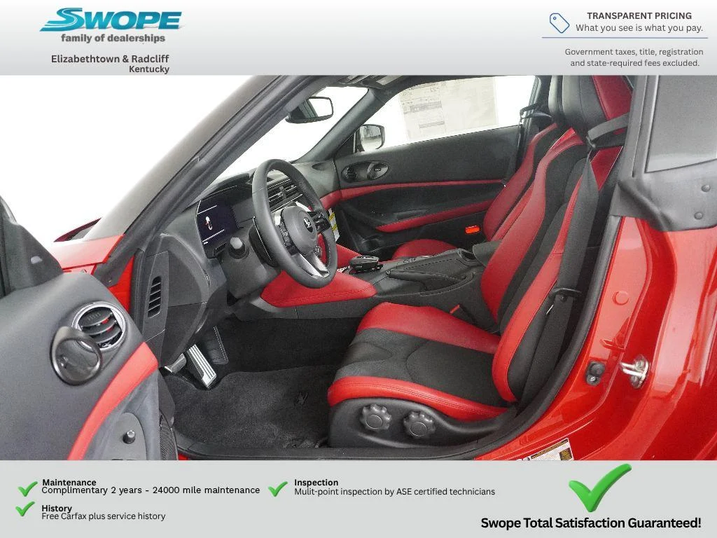New 2026 Solid Red/Super Black Nissan Performance image 11