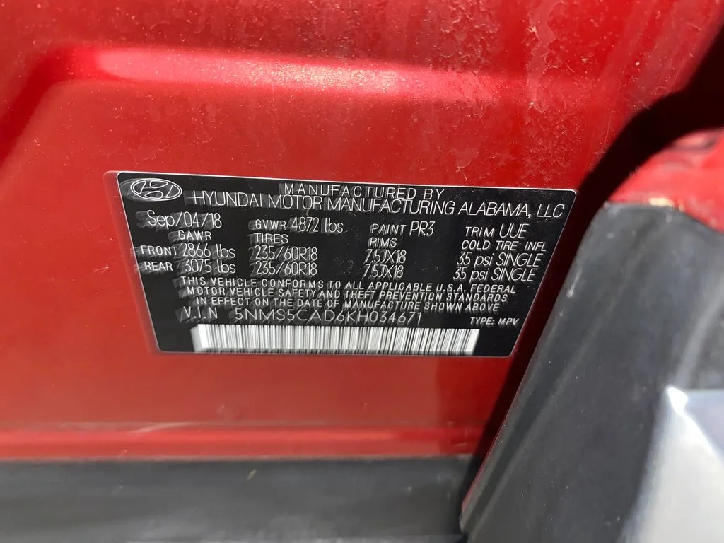 Used 2019 Red Hyundai Limited image 30
