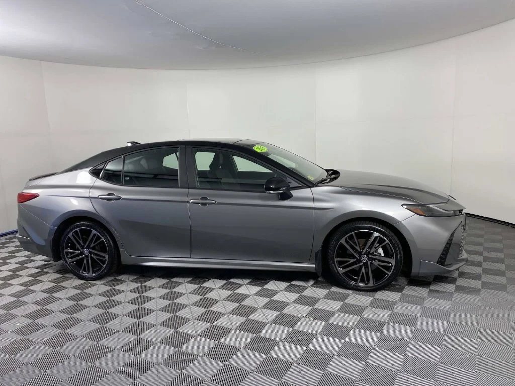 Used 2025 Midnight Black Metallic Toyota XSE image 10