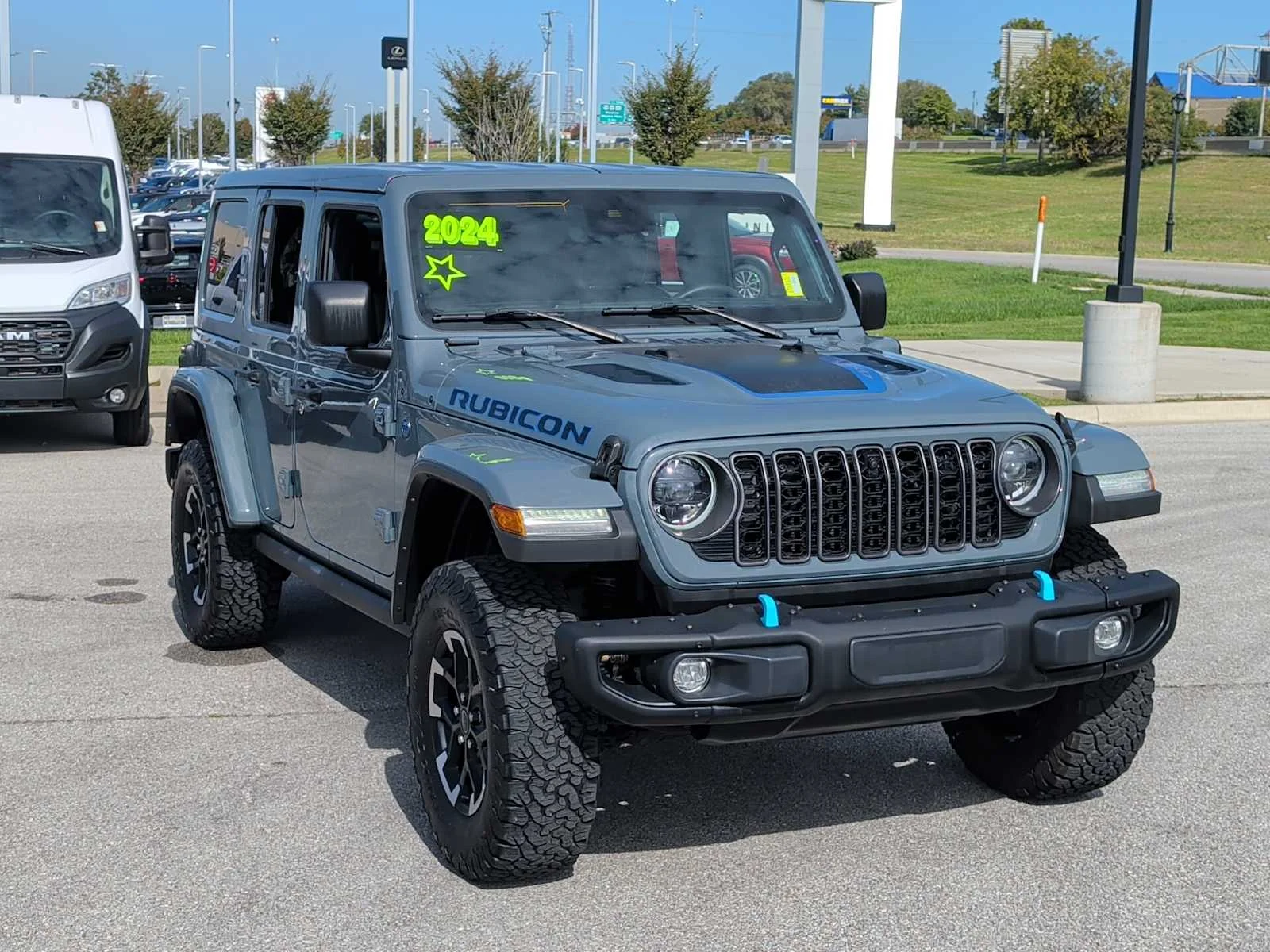 Used 2024 Jeep Wrangler 4xe Rubicon X 4XE with VIN 1C4RJXR6XRW119057 for sale in Kansas City