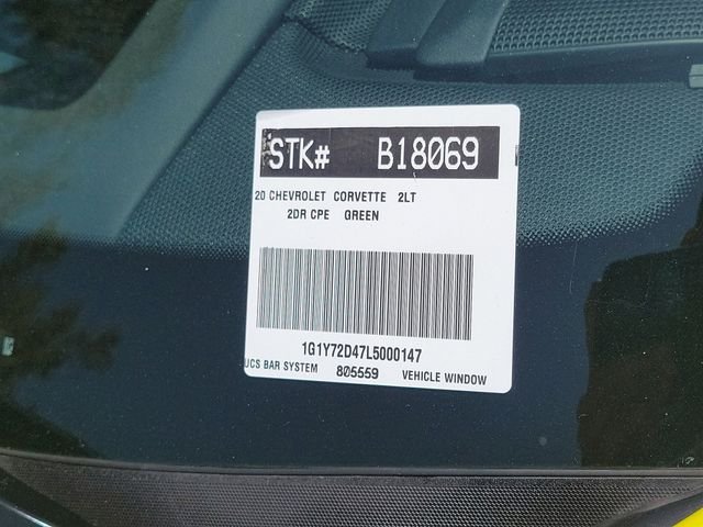 Certified Used 2020 Accelerate Yellow Metallic Chevrolet Stingray image 26