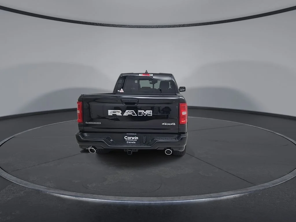 New 2026 Diamond Black Crystal Pearl-Coat Exterior Paint RAM Laramie image 13