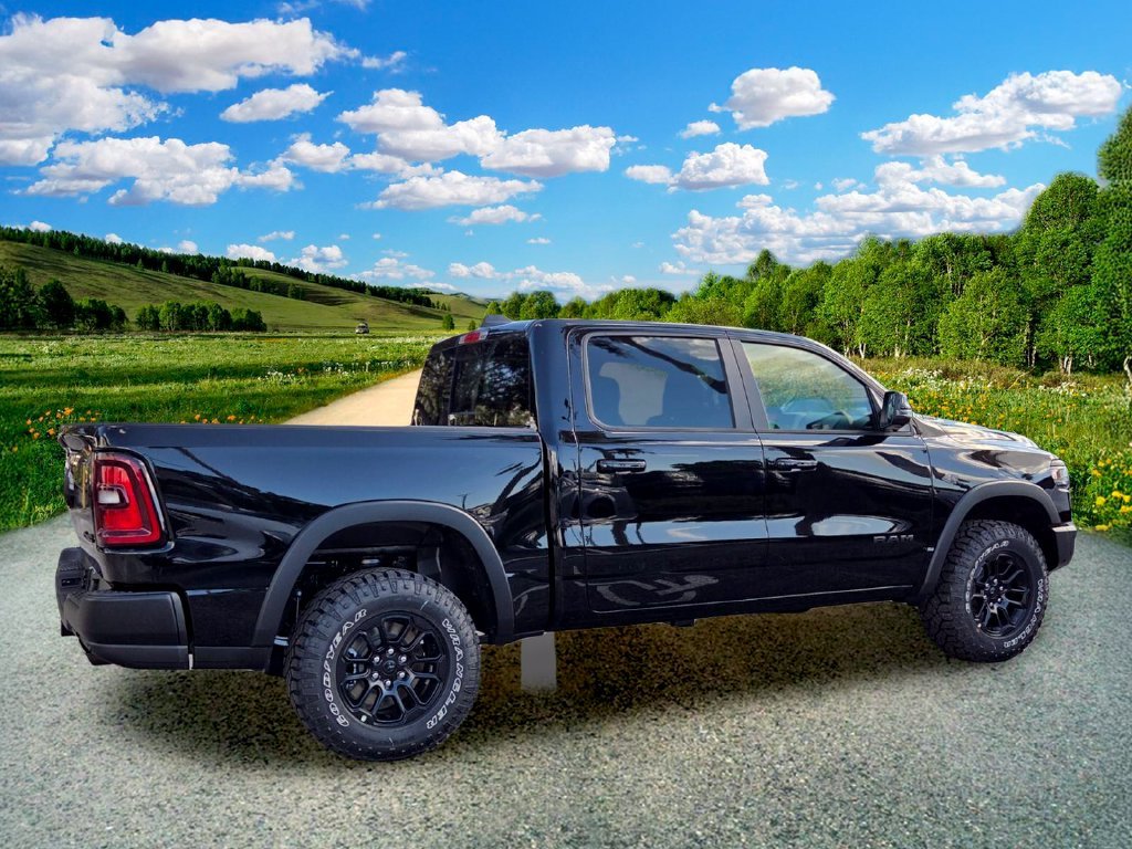 New 2027 Diamond Black Crystal Pearl-Coat Exterior Paint RAM Rebel image 6