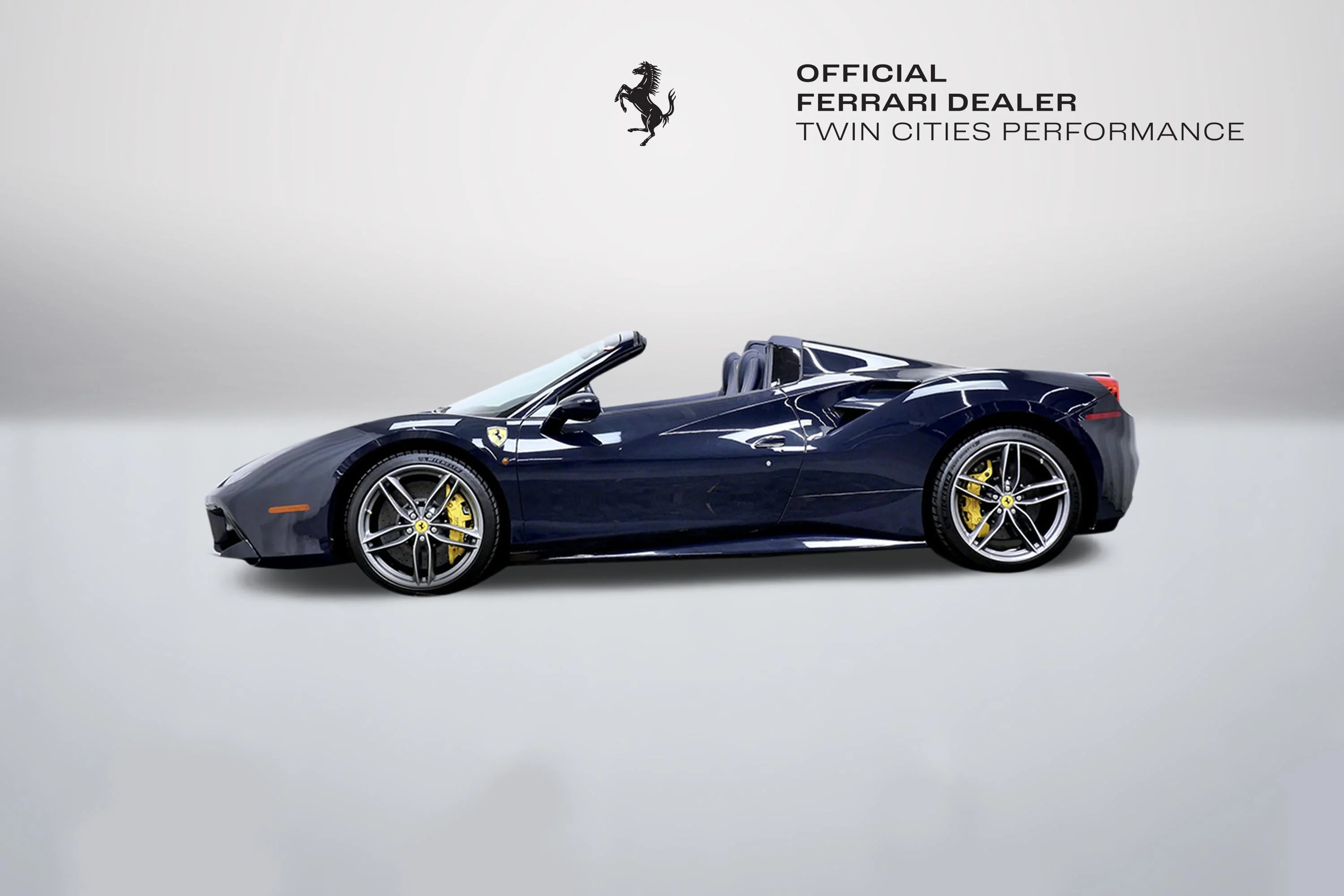 Certified 2019 Ferrari 488 Spider Base with VIN ZFF80AMA2K0242126 for sale in Minneapolis, Minnesota