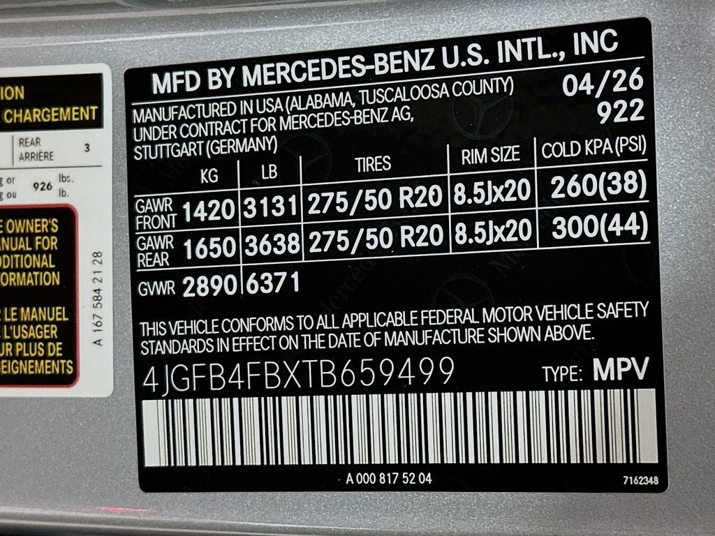New 2026 Cirrus Silver Metallic Mercedes-Benz GLE 350 image 64