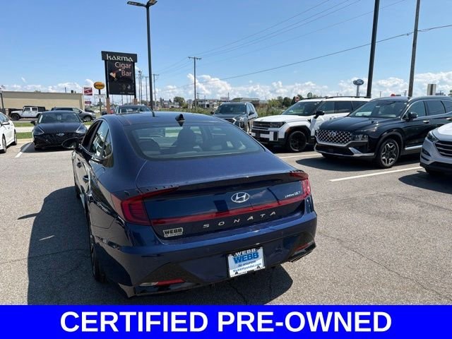 Certified Used 2021 Blue Hyundai Limited image 18
