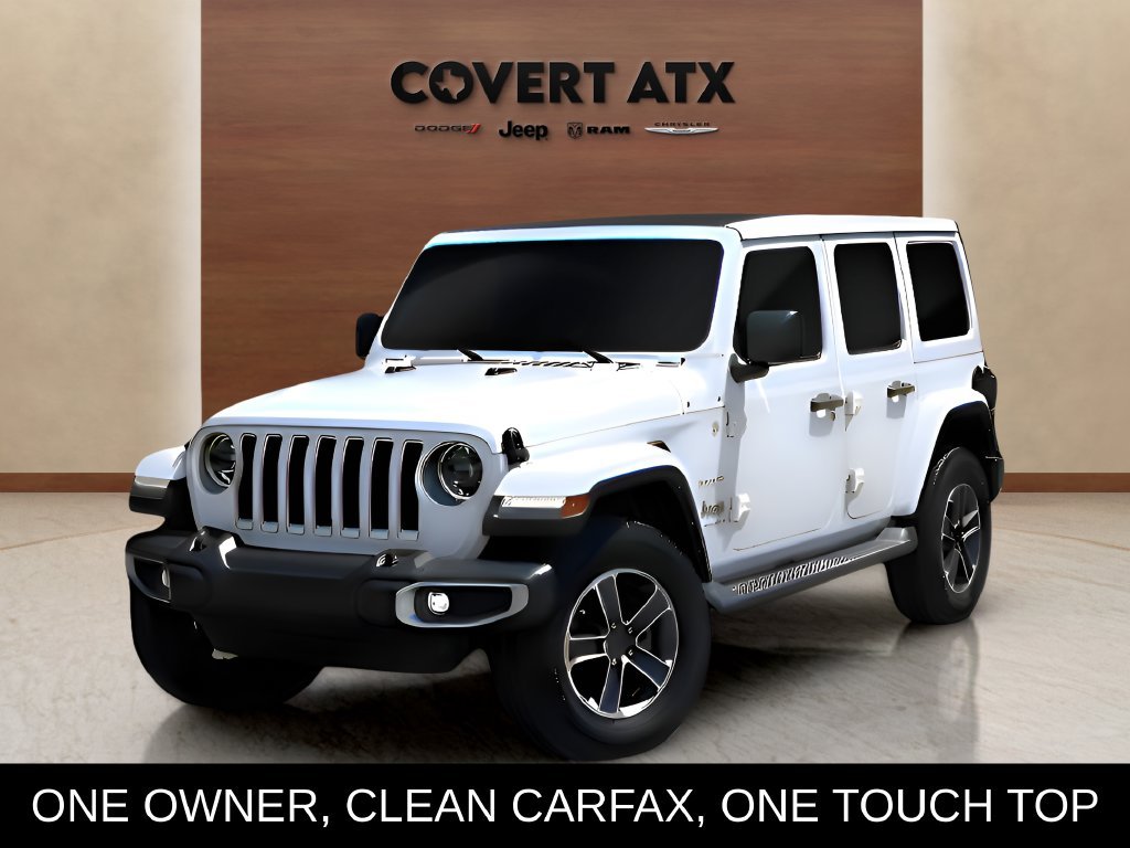 Used 2023 White Jeep Sahara image 1
