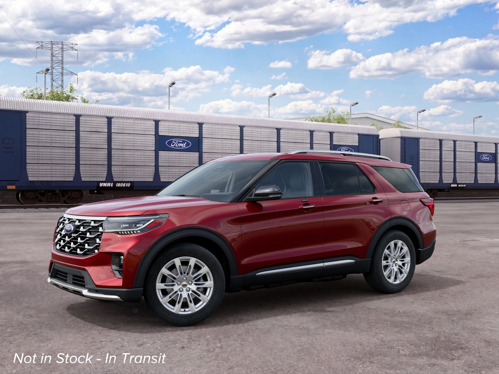 New 2027 Ruby Red Metallic Tinted Clearcoat Ford Platinum™ image 1