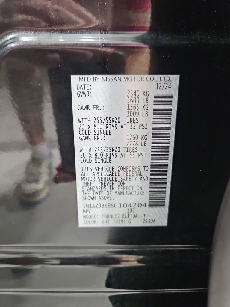 Used 2025 Black Nissan SV image 30