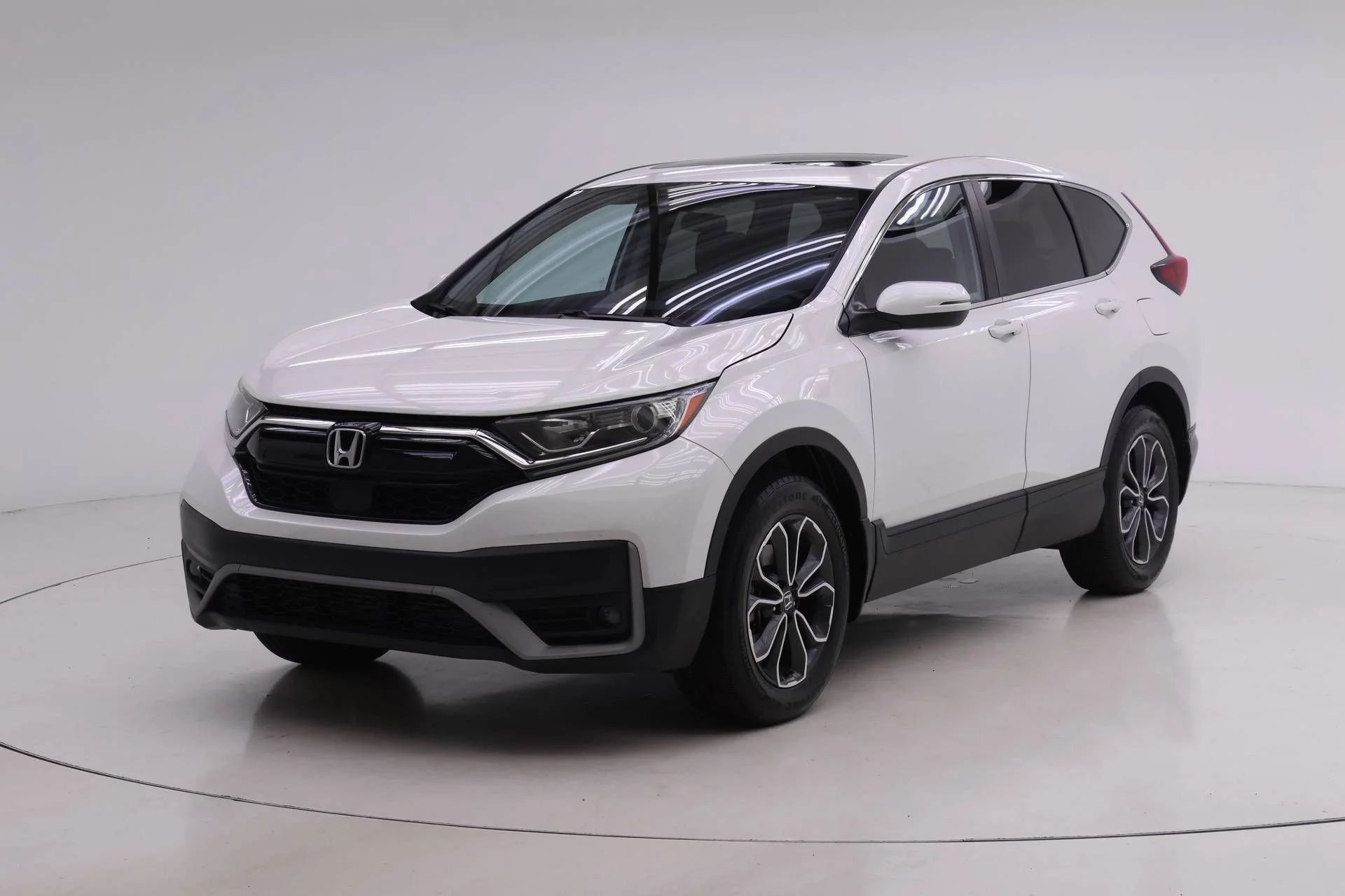 Certified Used 2020 Platinum White Pearl Honda EX image 1