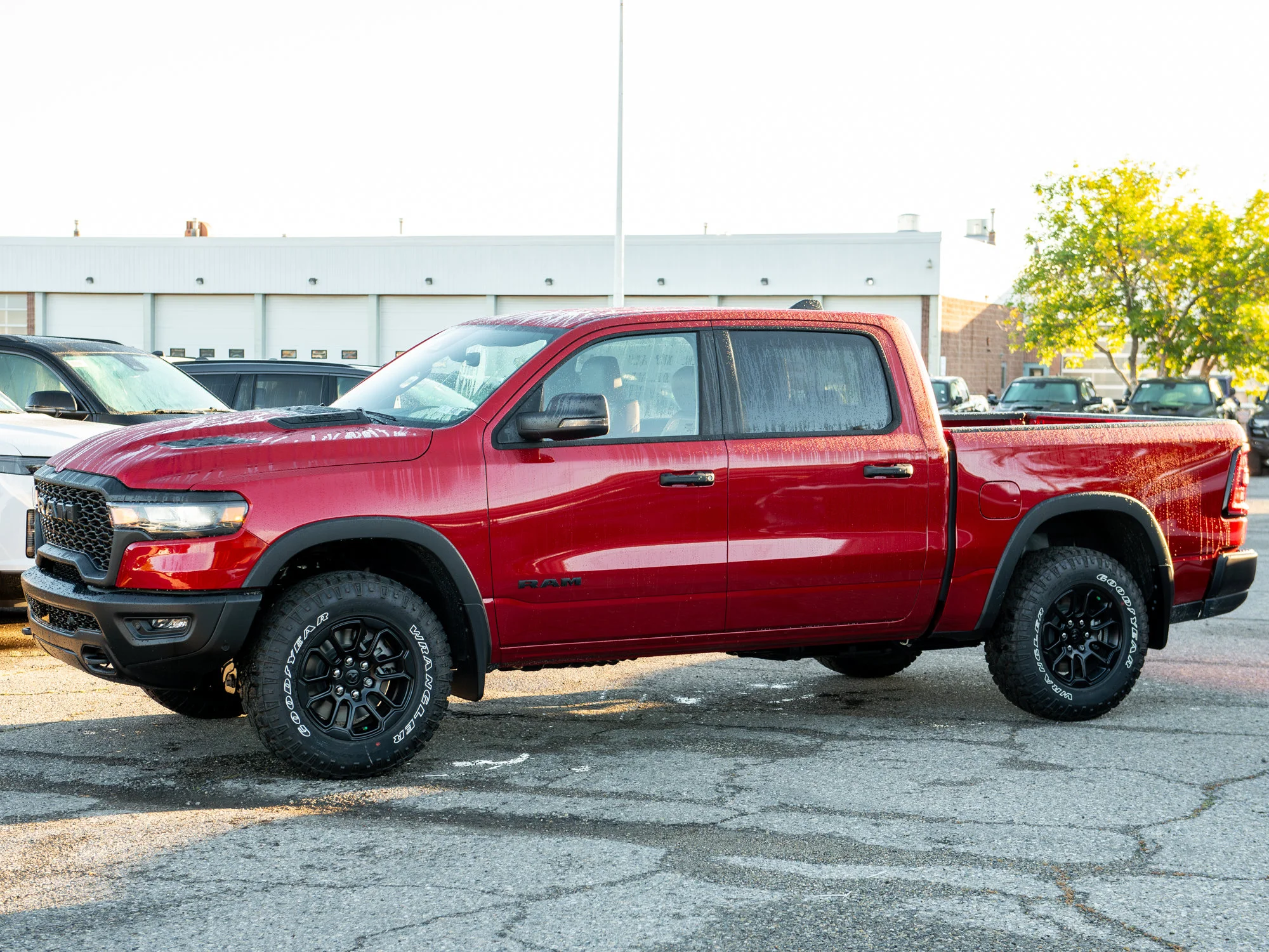 New 2026 Red RAM Rebel* Crew Cab 4x4, 33 Inch A/T Tires, Heated Seats/Wheel, Nav, Alpine Audio image 4