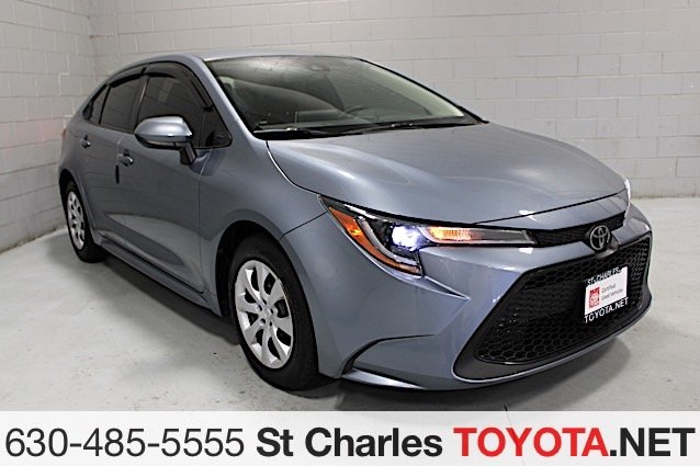 Certified Used 2020 Blue Toyota Le image 1