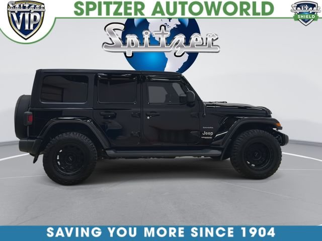 Used 2020 Black Jeep Unlimited Sahara image 9