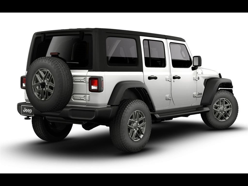 New 2026 Bright White Clear-Coat Exterior Paint Jeep Sport S image 2