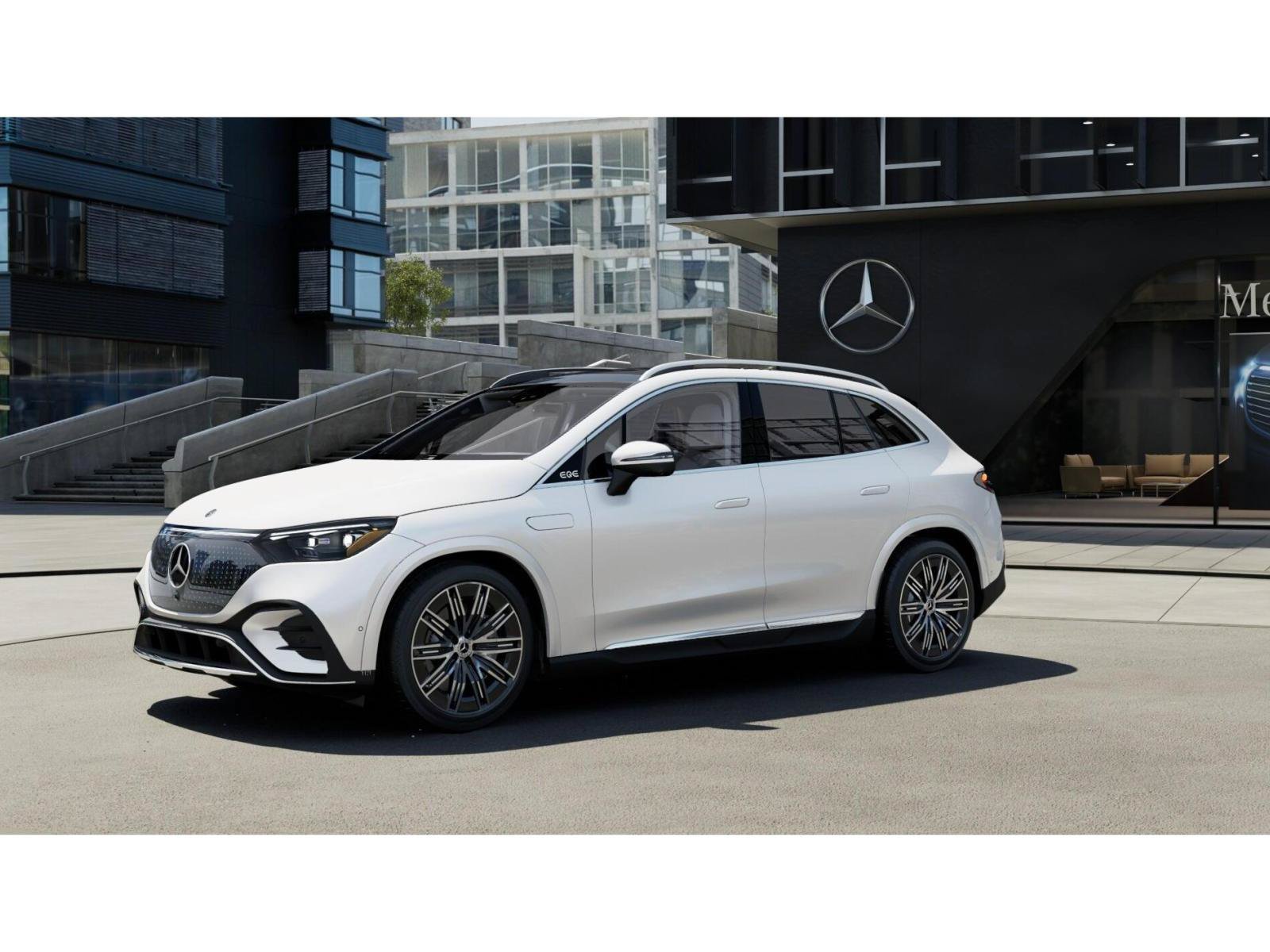 New 2027 MANUFAKTUR Moonlight White Metallic Mercedes-Benz EQE 320+ image 38