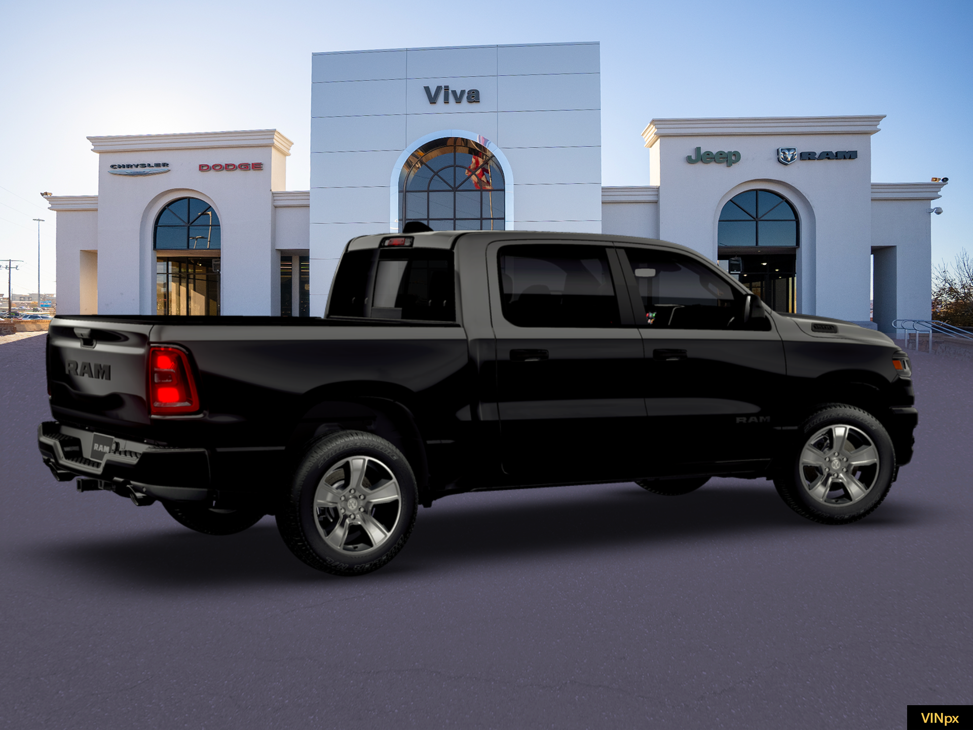 New 2026 Diamond Black Crystal Pearlcoat RAM Express image 8