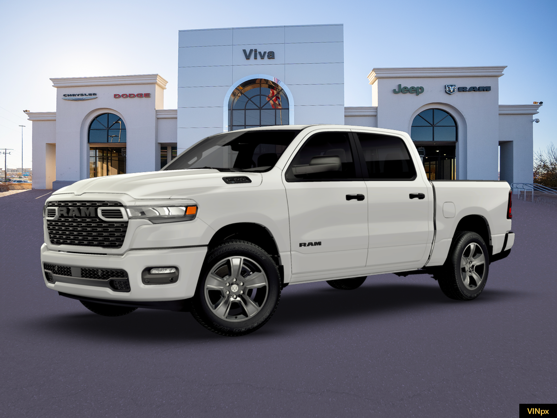 New 2026 Bright White Clear-Coat Exterior Paint RAM  image 14