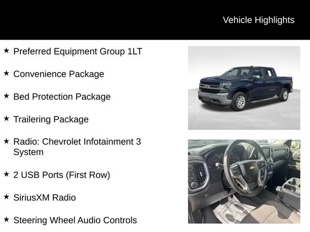 Certified Used 2021 NORTHSKY BLUE METALLIC Chevrolet LT image 8