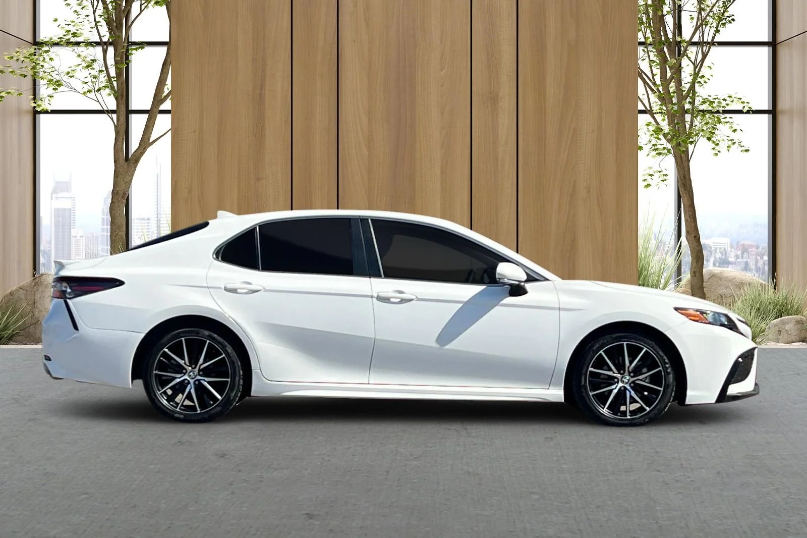 Used 2023 White Toyota SE image 3