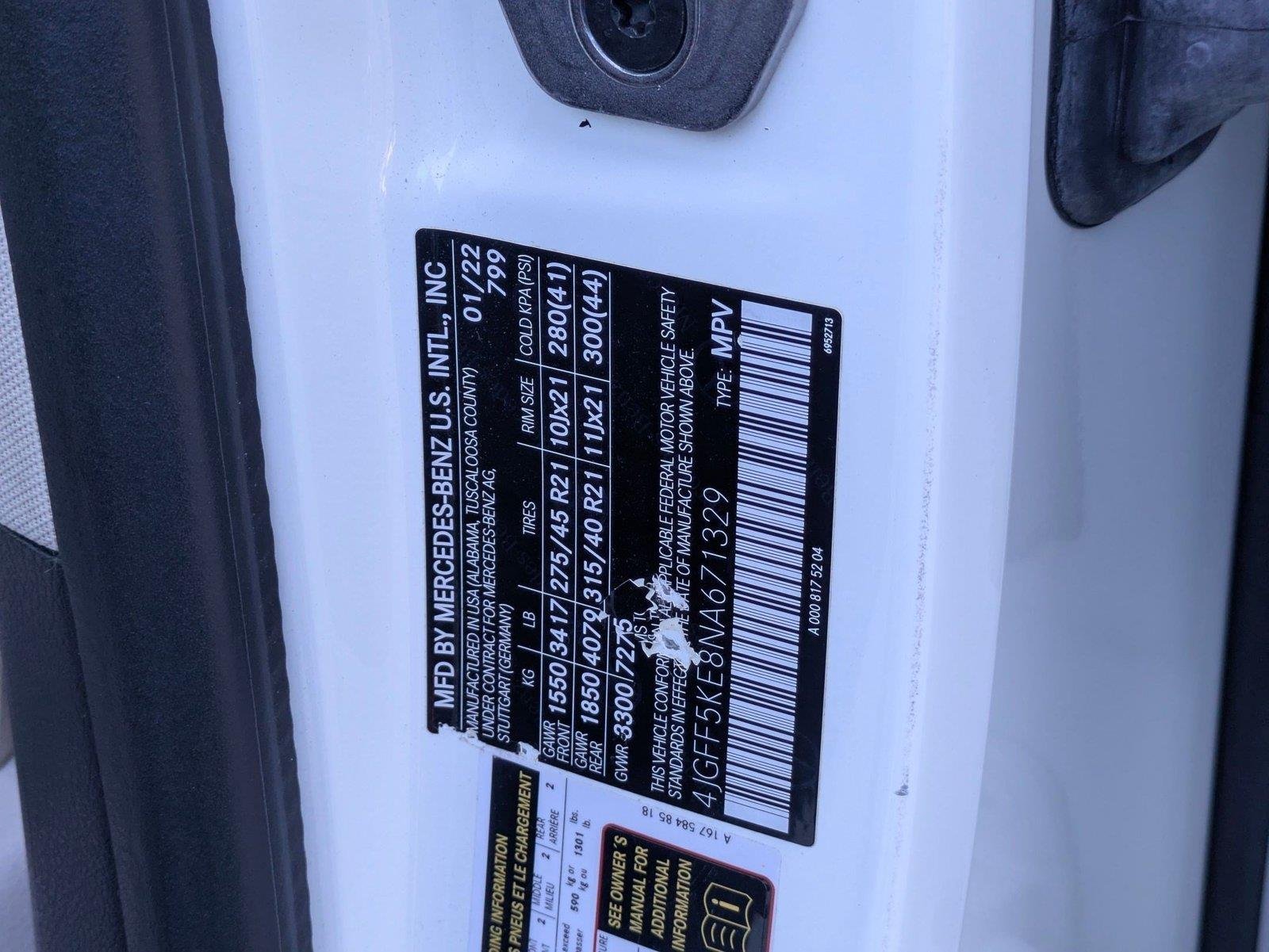 Used 2022 MANUFAKTUR Diamond White Bright Mercedes-Benz GLS 450 image 39