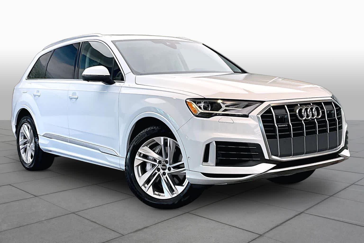 Used 2023 Glacier White Metallic Audi Premium Plus image 3