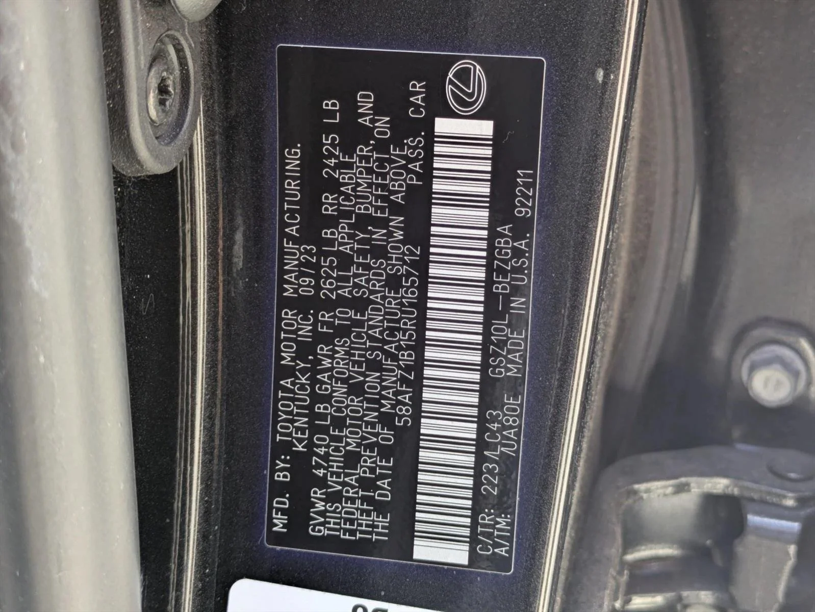 Used 2024 Caviar Lexus ES 350 Ultra Luxury image 16