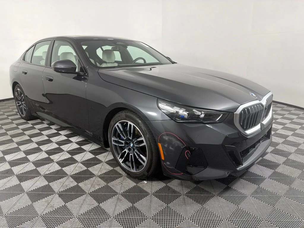 Certified Used 2024 Dark Graphite Metallic BMW 540i xDrive image 3